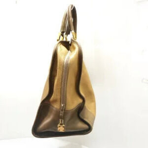 Loewe Amazona Handbag Brown Dark Leather